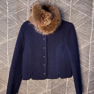 Vintage Wool Cropped Jacket Sz 10